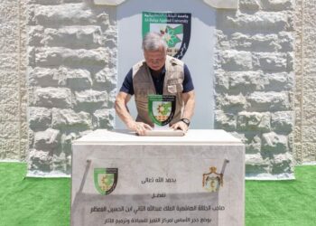 جلالة الملك يضع حجر الأساس لمركز التميز السياحي وترميم الآثار