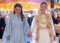 الملكة رانيا تقيم حفل حناء للآنسة رجوة آل سيف