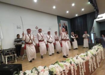 احتفال على مسرح نقابة المقاولين بمناسبة يوم الاستقلال ويوم الجيش والثورة العربية