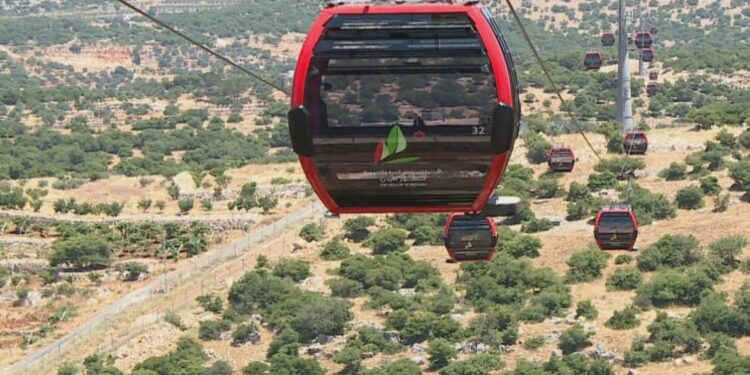 تلفريك عجلون يستقطب آلاف الزوار ويعزز السياحة والتنمية