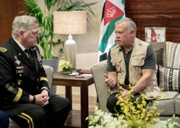 الملك يستقبل رئيس هيئة الأركان المشتركة للجيش الأميركي