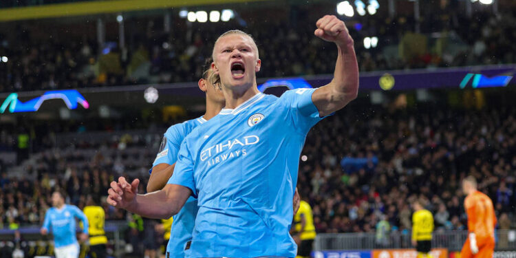 هالاند يطيح برقم مبابي في دوري الأبطال