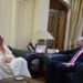 ولي العهد يشارك مرتبات قيادة أمن إقليم العاصمة مأدبة الإفطار
